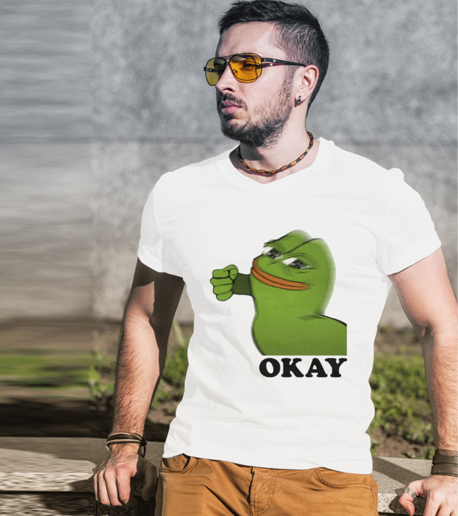 Okay Pepe Frog Punching Nazis Kid T-Shirt