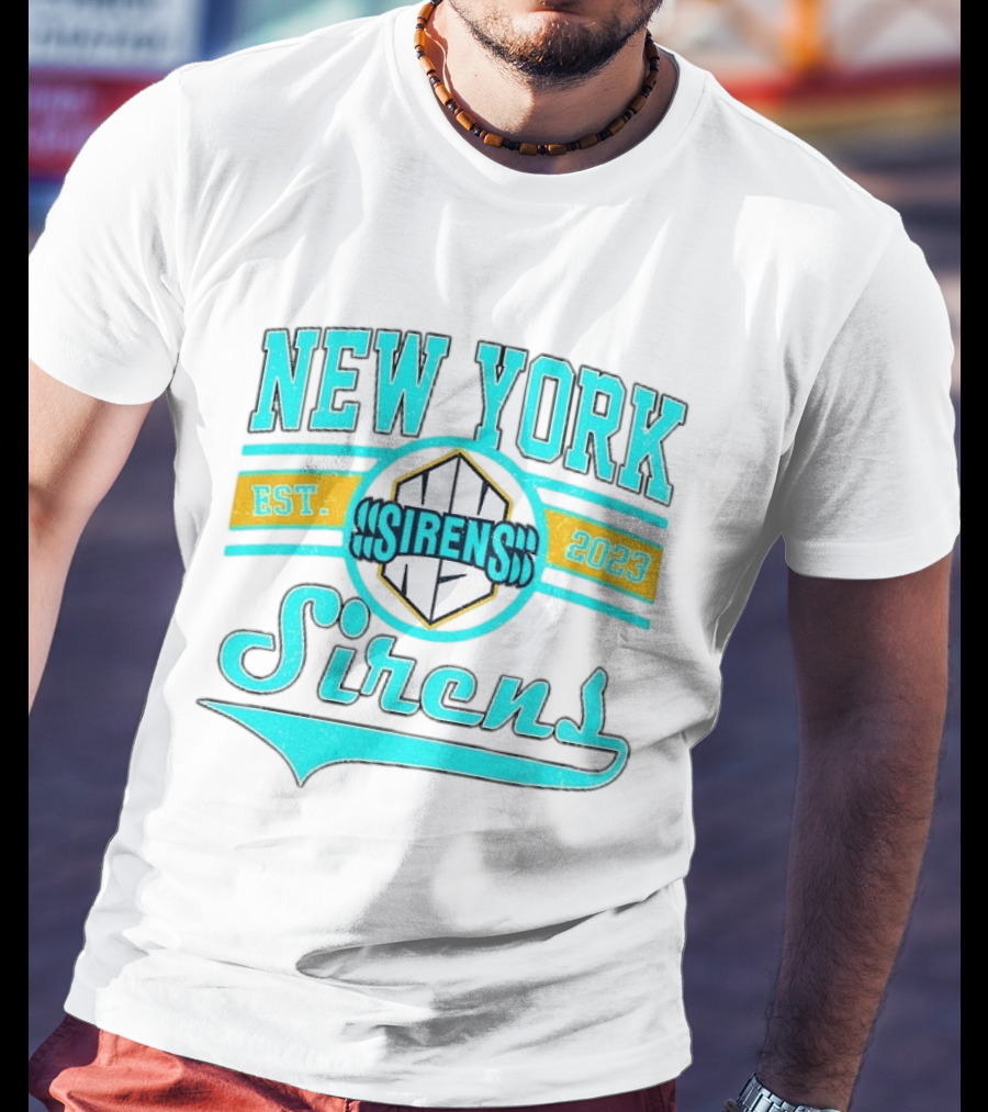 New York Sirens Women's Hockey Team Est 2023 T-Shirt