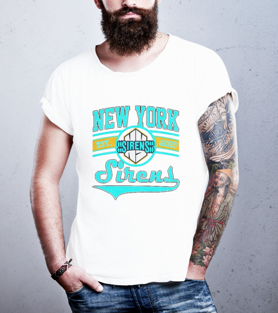New York Sirens Women's Hockey Team Est 2023 T-Shirt