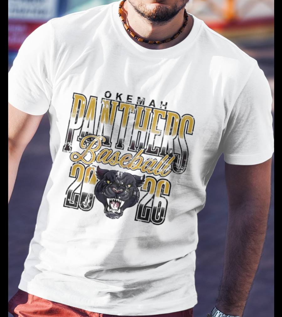 Okemah Panthers Baseball 2026 Vintage Team Spirit T-Shirt