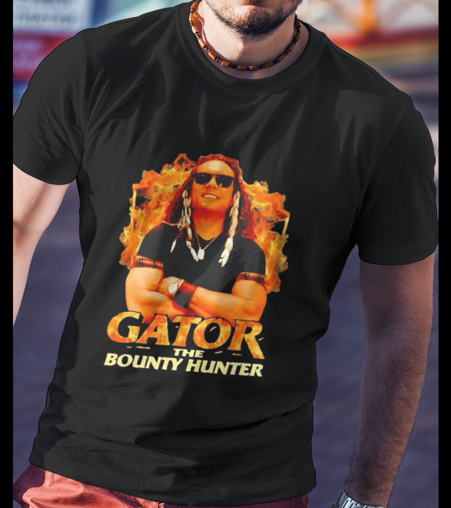 Gator The Bounty Hunter Flame T-Shirt