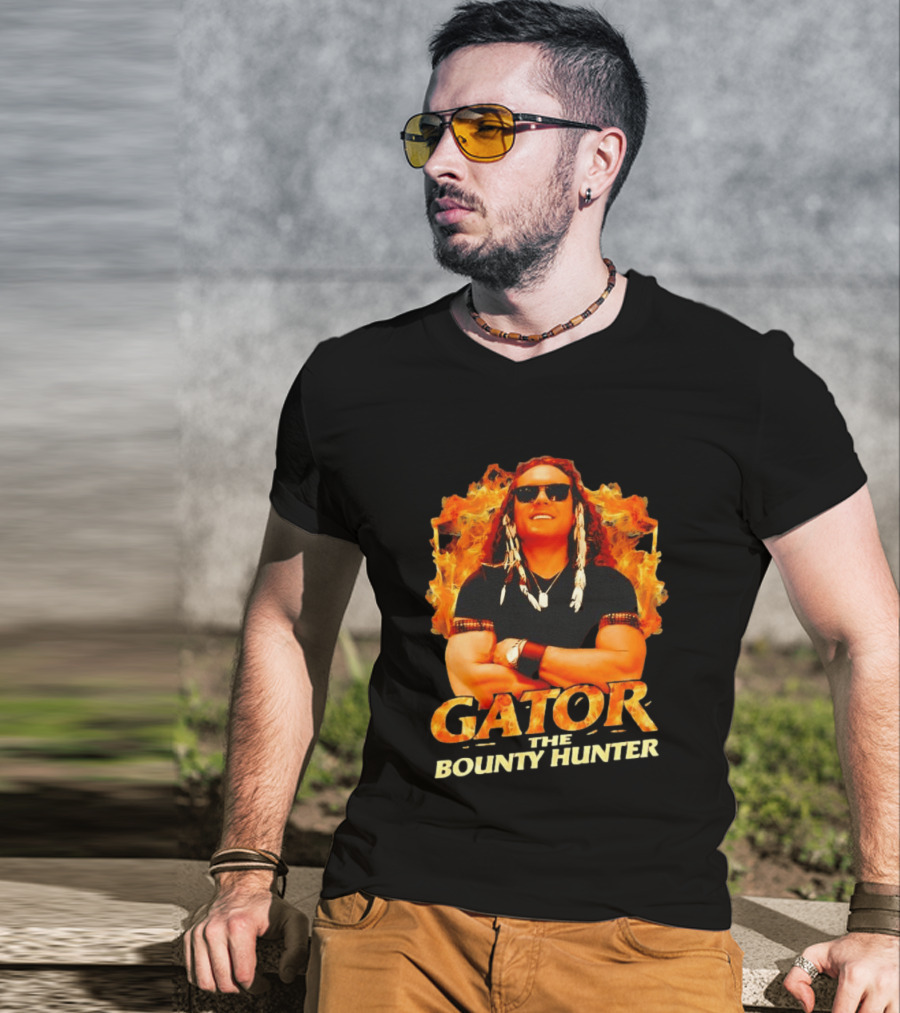 Gator The Bounty Hunter Flame T-Shirt
