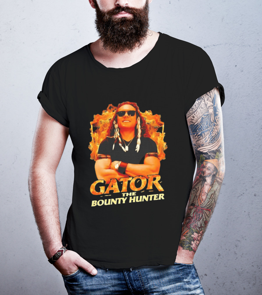 Gator The Bounty Hunter Flame T-Shirt