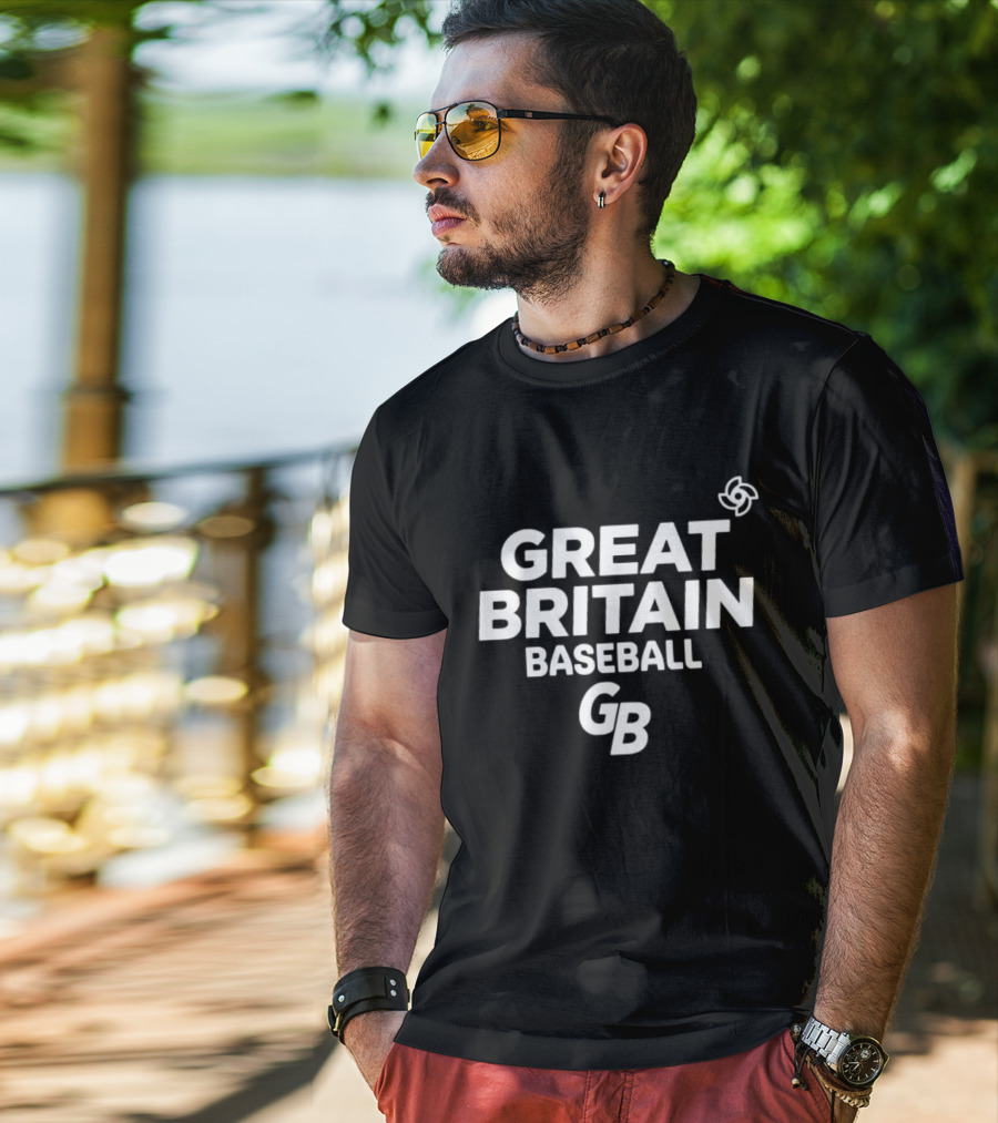 Great Britain Baseball GB Team Sports T-Shirt