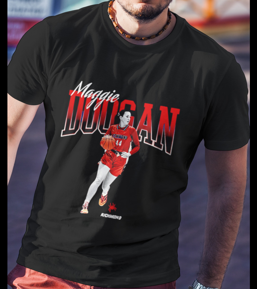 Maggie Doogan Richmond Basketball Number 44 T-Shirt