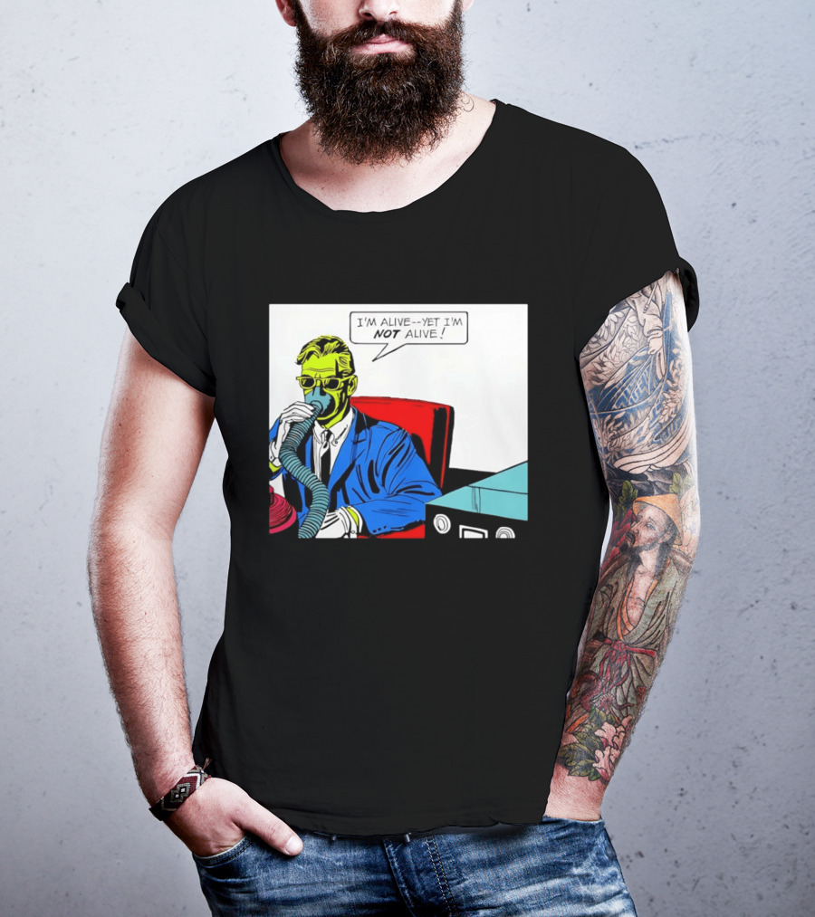 I'm Alive Yet I'm Not Alive Comic Pop Art Retro Bubble T-Shirt