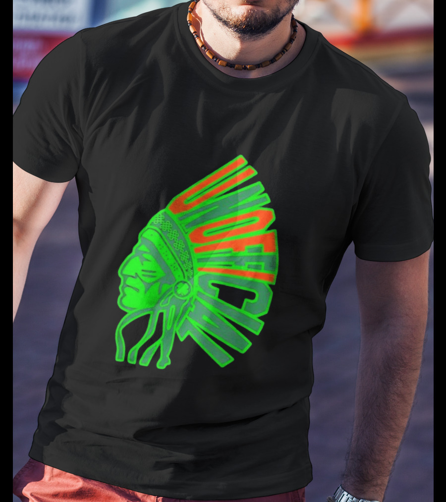 Illinois Fighting Illini Unofficial St. Patrick's Day Chief Illiniwek T-Shirt