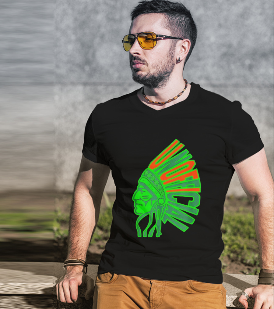 Illinois Fighting Illini Unofficial St. Patrick's Day Chief Illiniwek T-Shirt