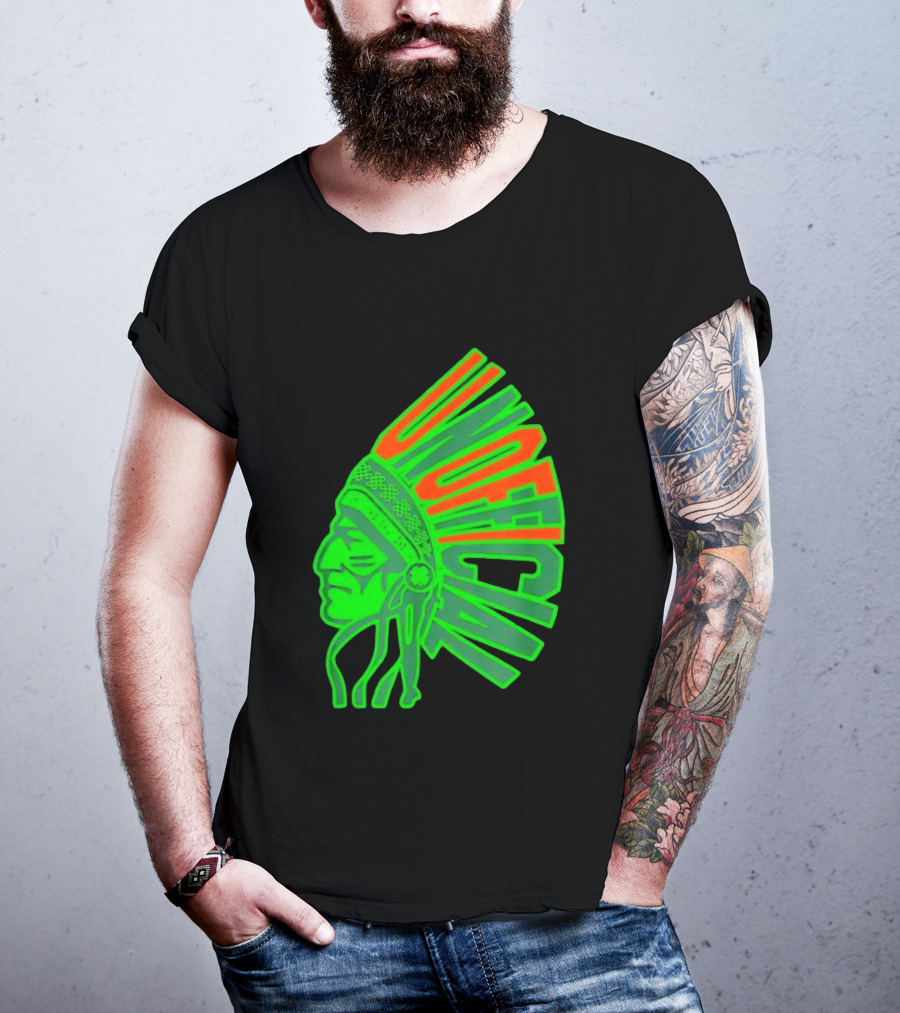 Illinois Fighting Illini Unofficial St. Patrick's Day Chief Illiniwek T-Shirt