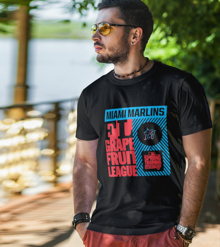 Miami Marlins 2026 Spring Training Grapefruit League 34 T-Shirt