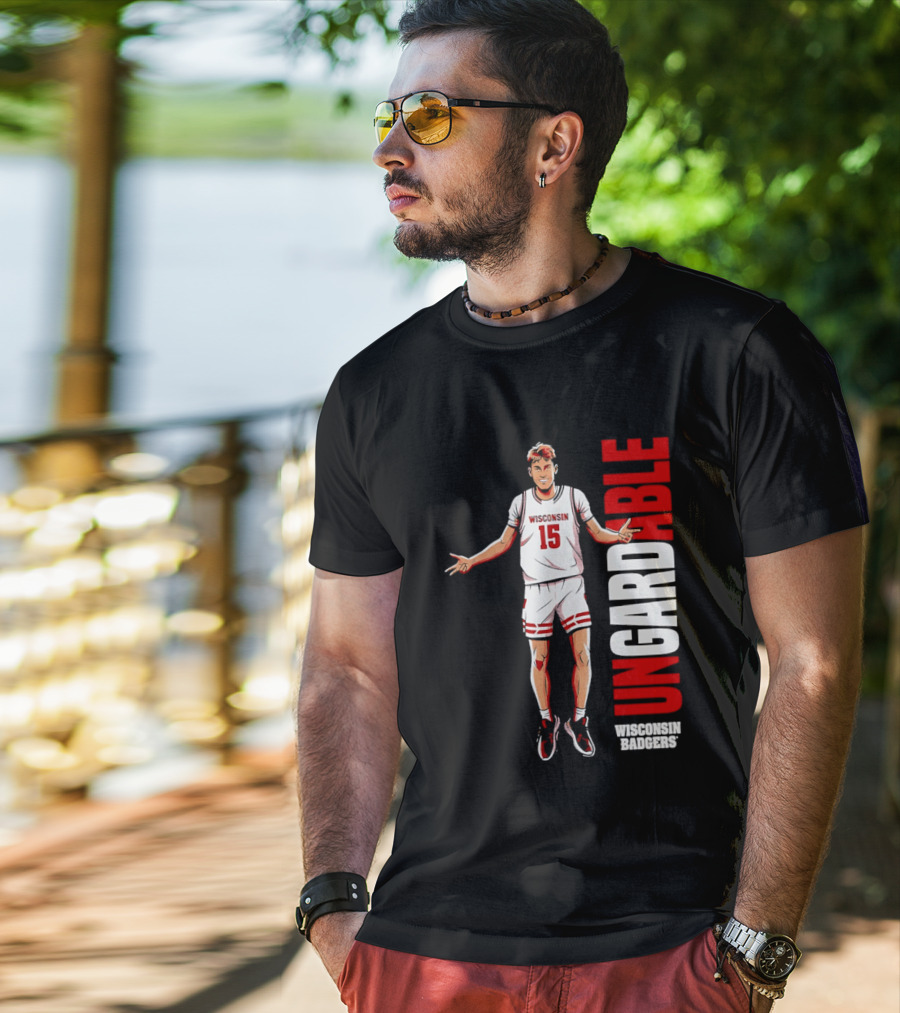 Isaac Gard Wisconsin Badgers Ungardable Basketball Player 15 T-Shirt