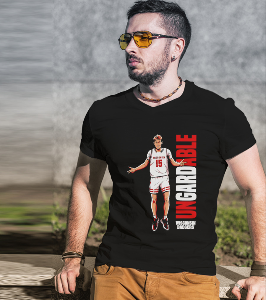 Isaac Gard Wisconsin Badgers Ungardable Basketball Player 15 T-Shirt