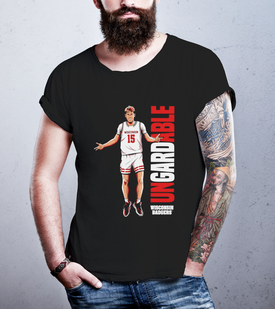 Isaac Gard Wisconsin Badgers Ungardable Basketball Player 15 T-Shirt