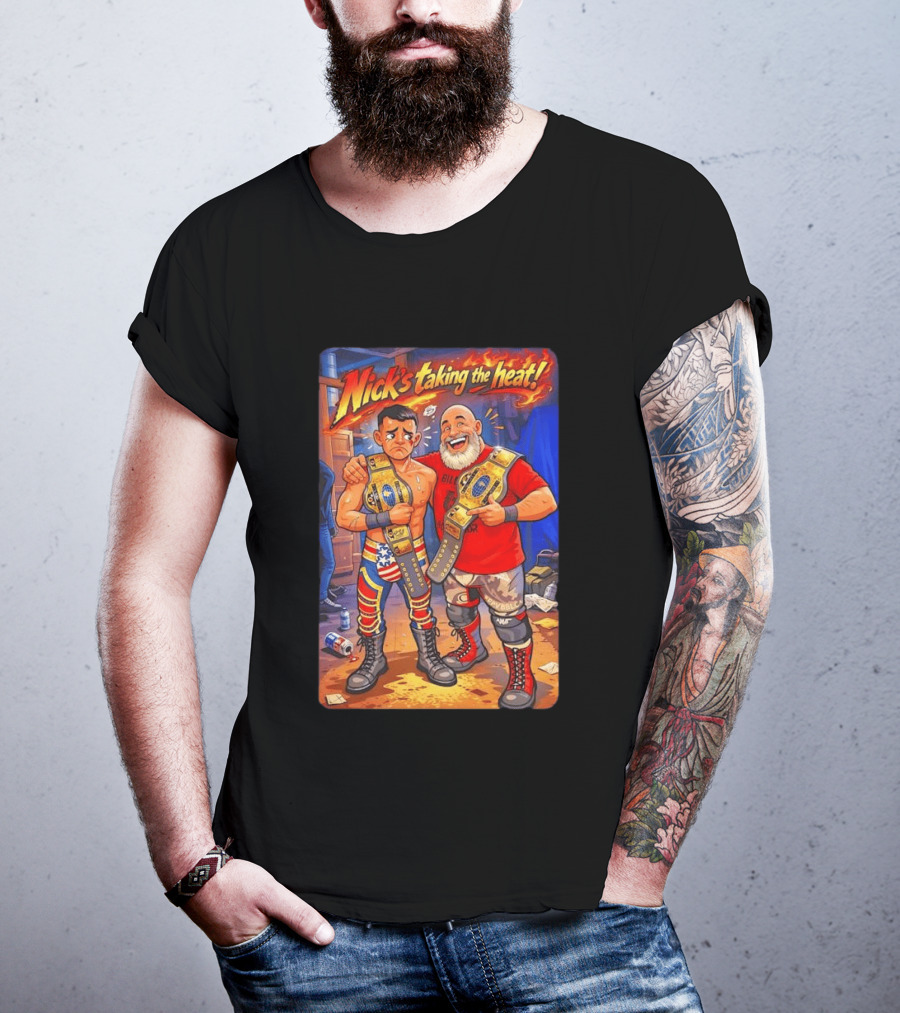 Nick's Taking The Heat Wrestling Champions Fire T-Shirt