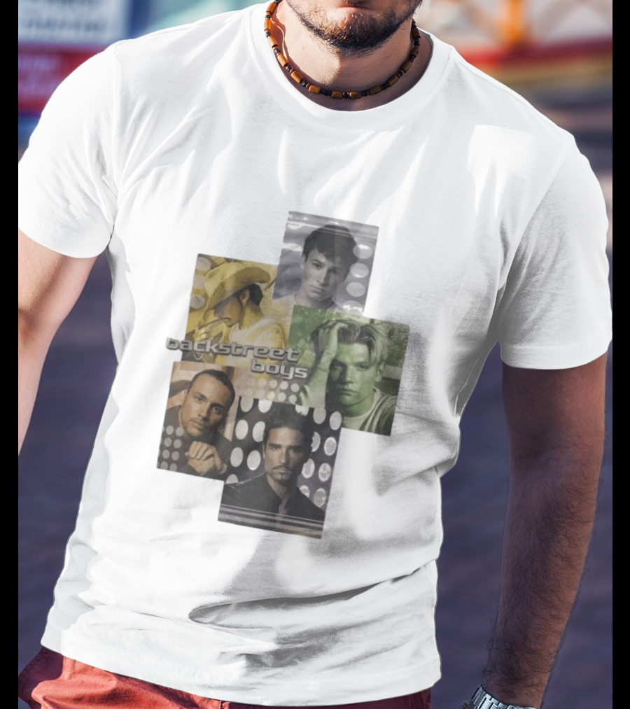 Backstreet Boys Vintage 2000s Collage Retro Aesthetic T-Shirt