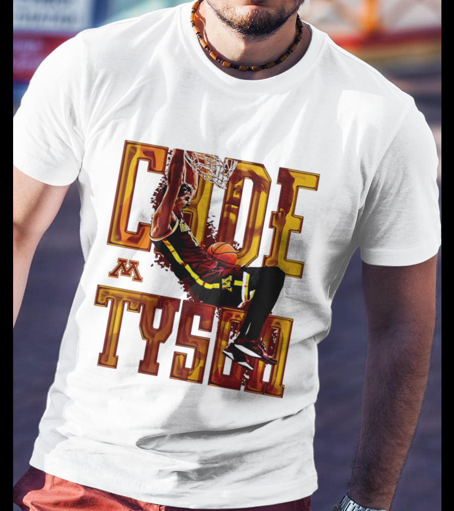 Cade Tyson Minnesota Basketball Dunk NCAA 2026 T-Shirt