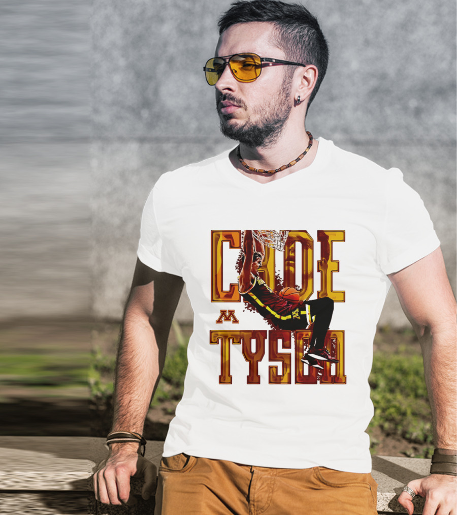 Cade Tyson Minnesota Basketball Dunk NCAA 2026 T-Shirt
