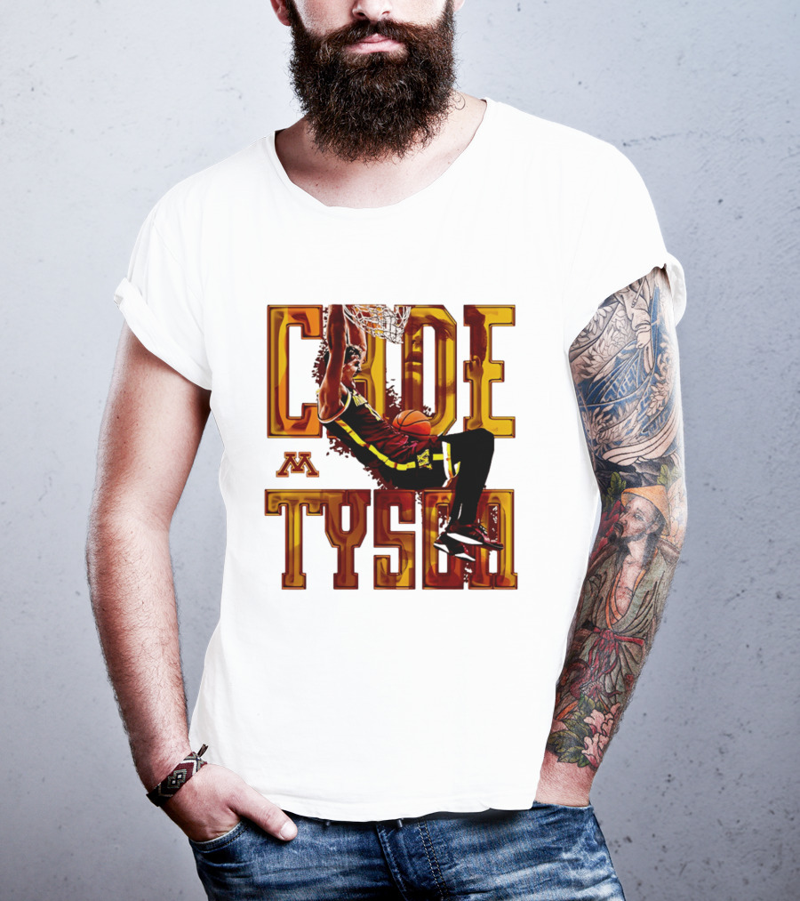 Cade Tyson Minnesota Basketball Dunk NCAA 2026 T-Shirt