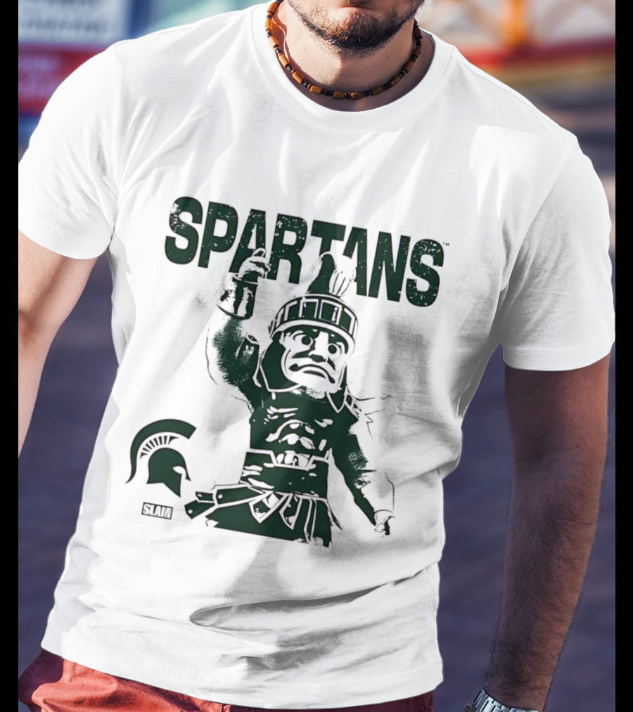Michigan State Spartans Vintage Logo Mode Slam T-Shirt