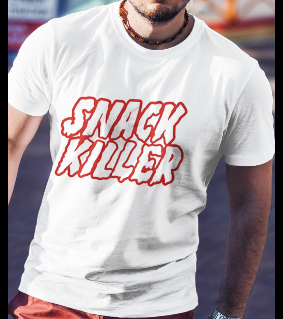 Seventeen Snack Killer Bold Red T-Shirt