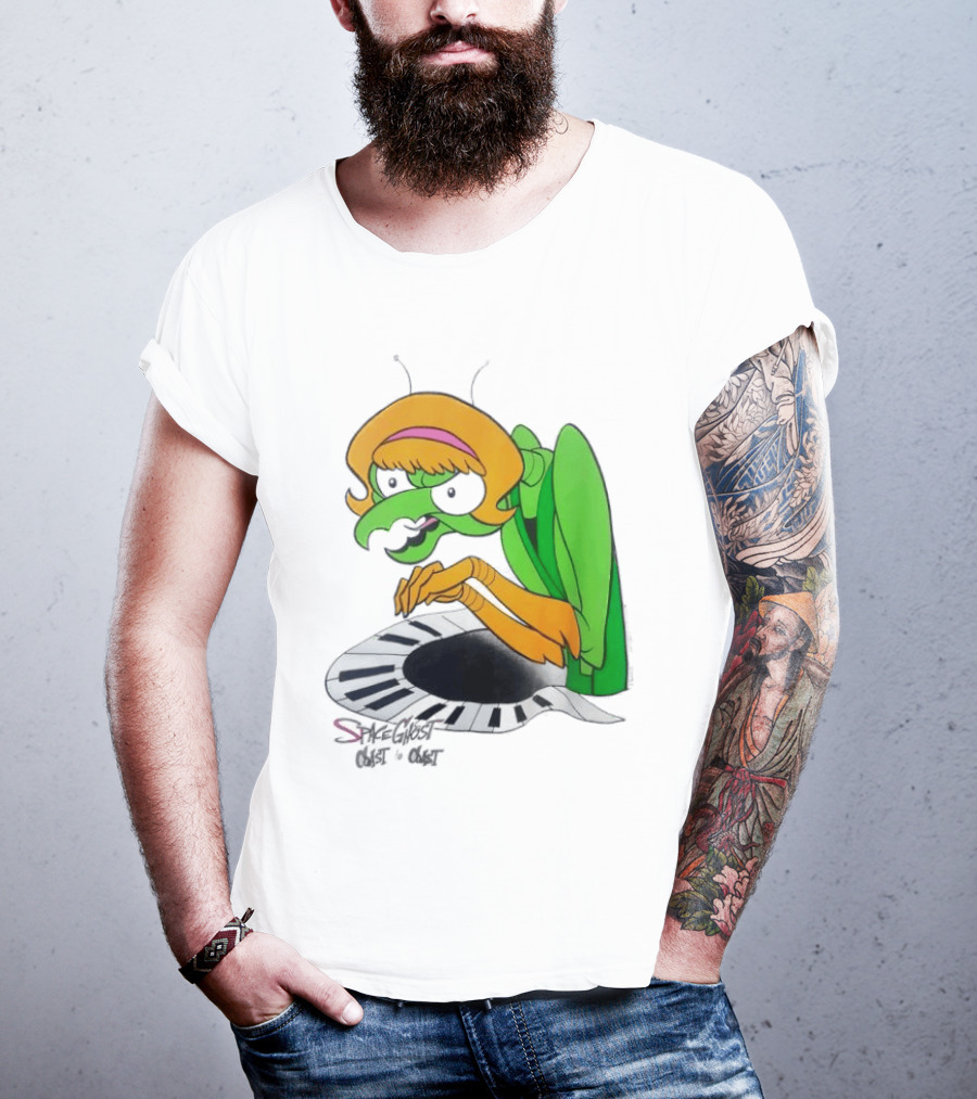 Space Ghost Coast To Coast Zorak Playing Piano T-Shirt