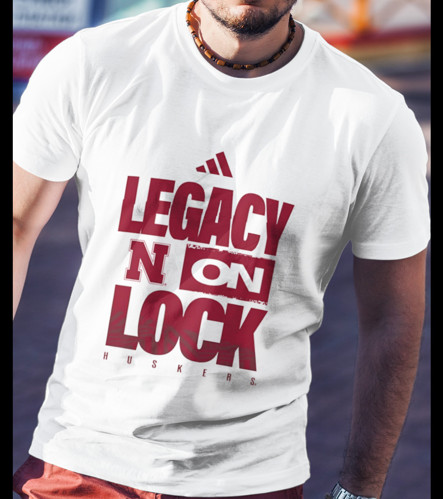 Nebraska Cornhuskers Legacy N On Lock Huskers T-Shirt