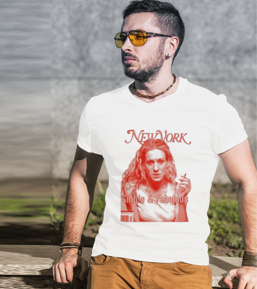 New York Single And Fabulous Magazine Cover T-Shirt