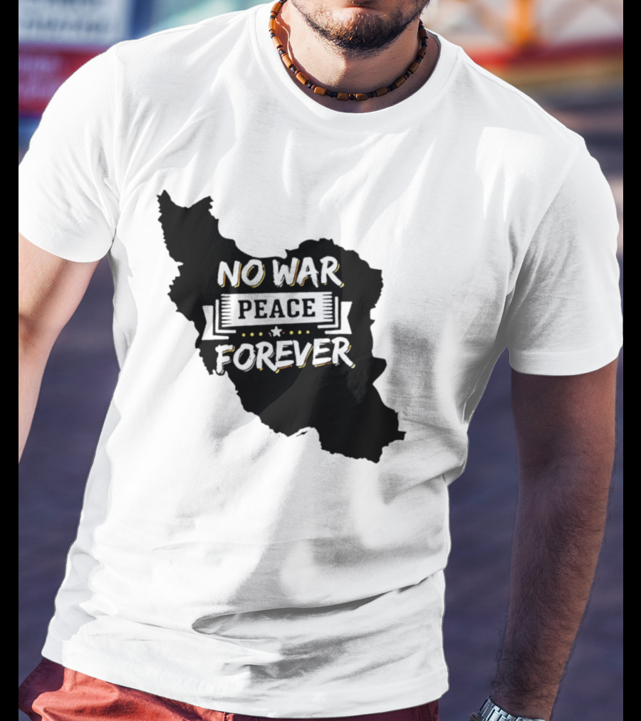 No War Peace Forever Map T-Shirt