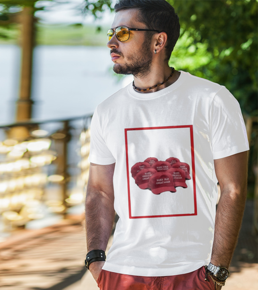 TIME Magazine Cover Make Iran Syria Venezuela Nigeria Iraq Somalia Ecuador Great Again T-Shirt