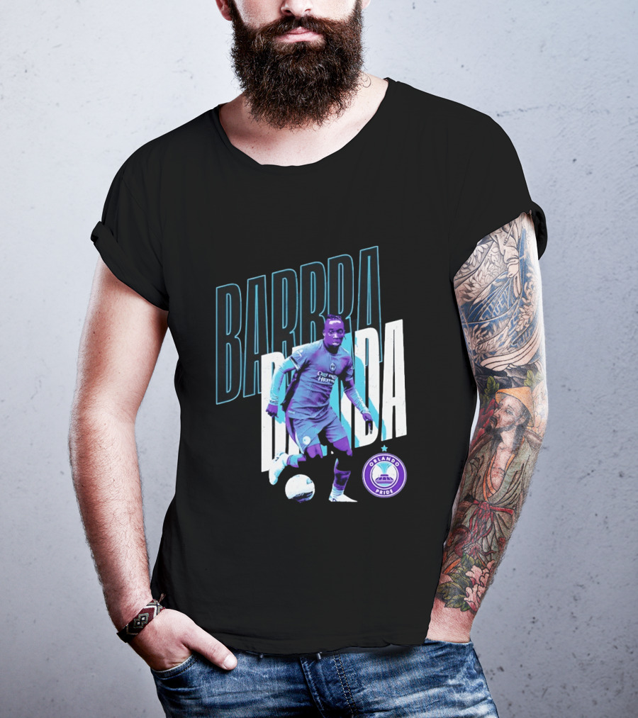 Barbra Banda Orlando Pride Soccer Player Action Pose T-Shirt