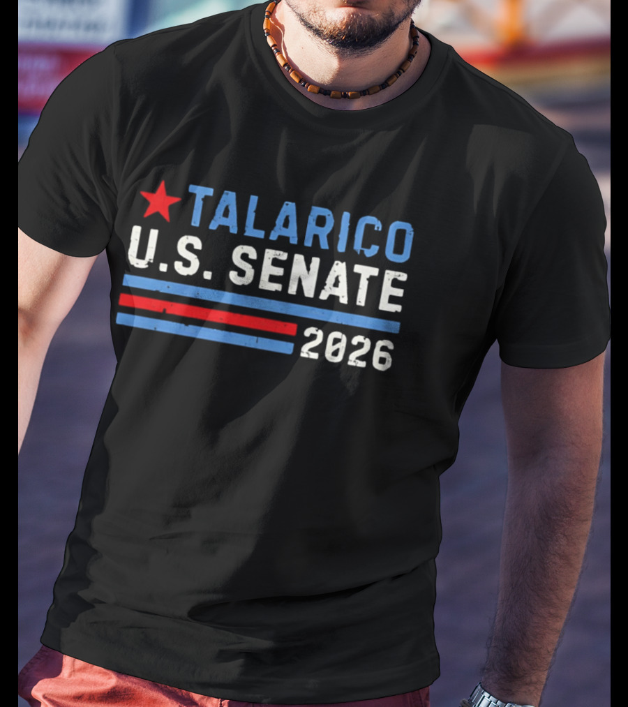 Talarico U.S. Senate 2026 Campaign Star And Stripes T-Shirt
