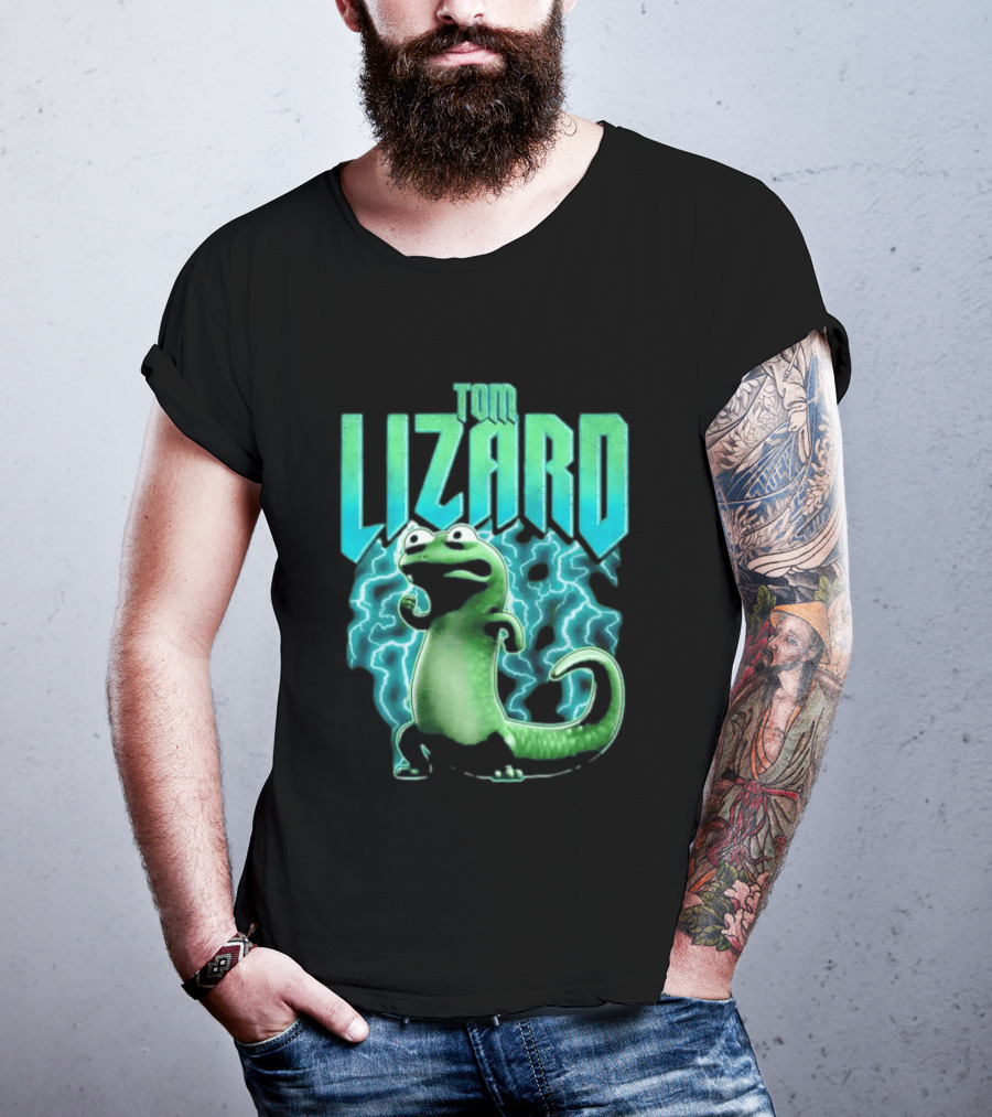 Tom Lizard Animated Lightning Character Disney Hoppers T-Shirt