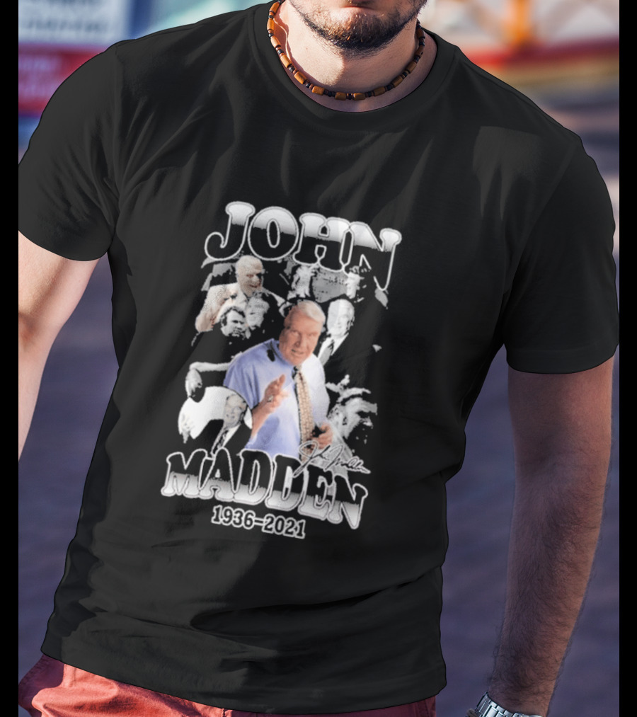 John Madden 1936 2021 Tribute Kenneth Walker T-Shirt