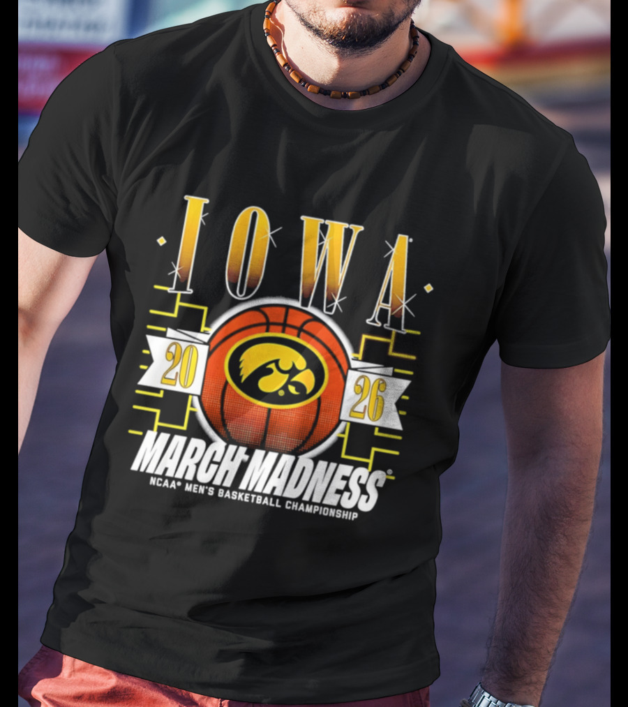 Iowa Hawkeyes 2026 NCAA Men's Basketball Championship March Madness T-Shirt