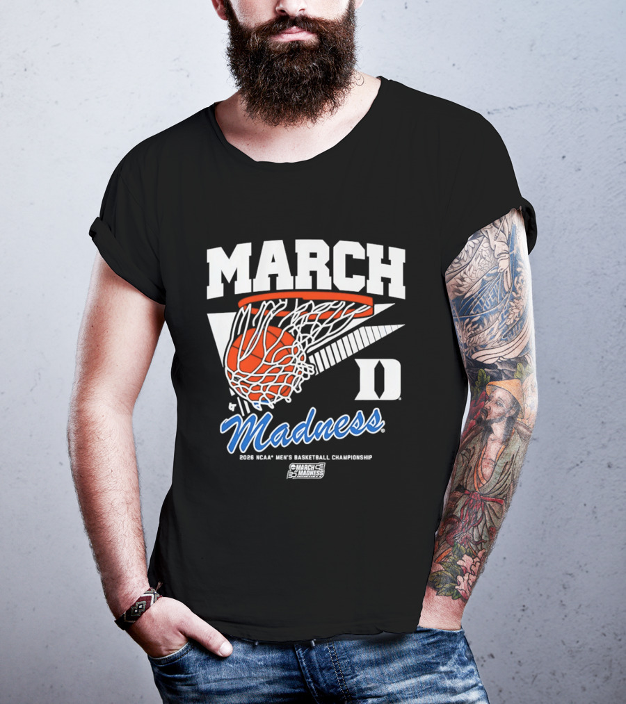 Duke Blue Devils 2026 March Madness NCAA Men's Basketball Championship Swish T-Shirt