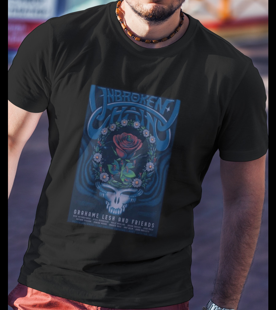 Unbroken Chain Grahame Lesh And Friends Port Chester NY March 14 2026 Capitol Theatre Tour T-Shirt