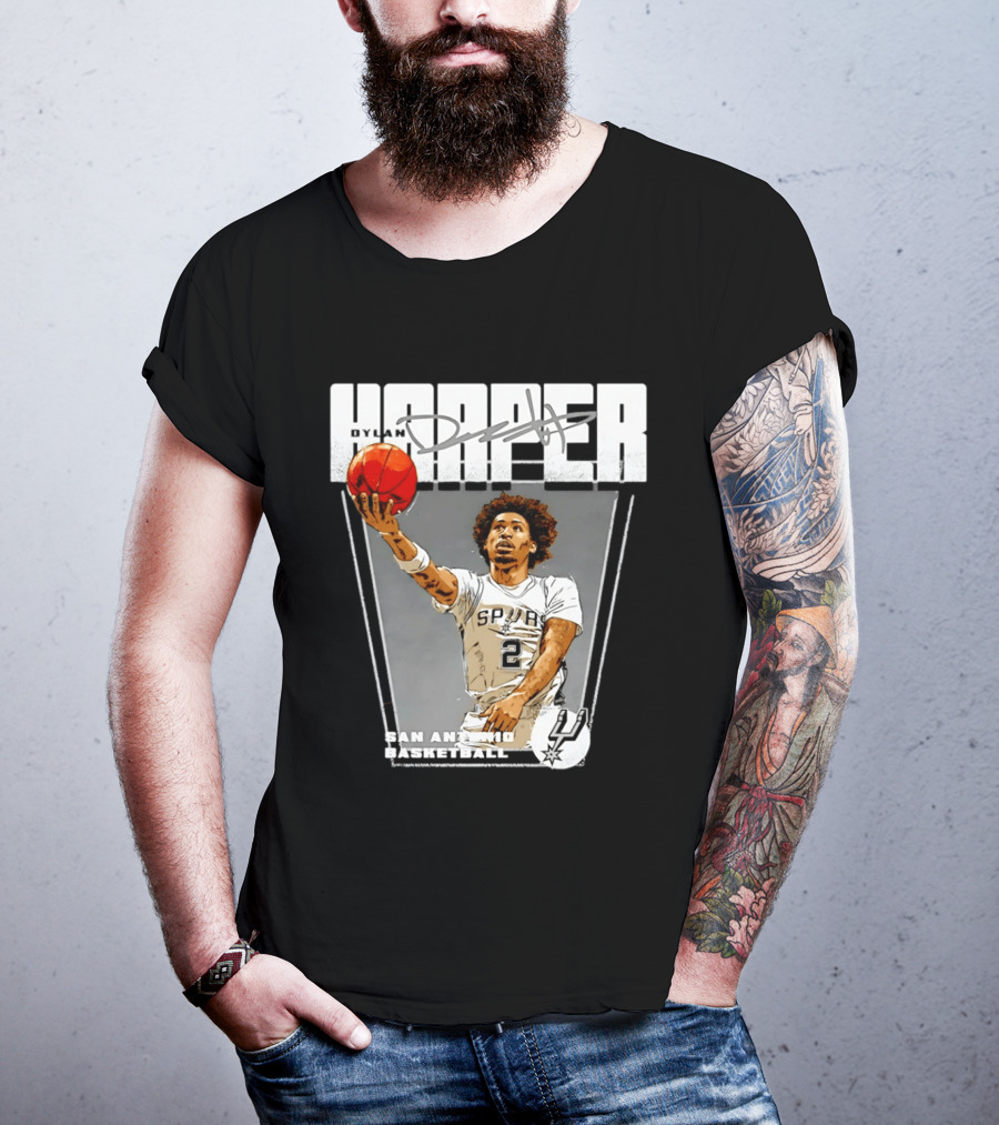 Dylan Harper San Antonio Spurs Basketball Premiere T-Shirt