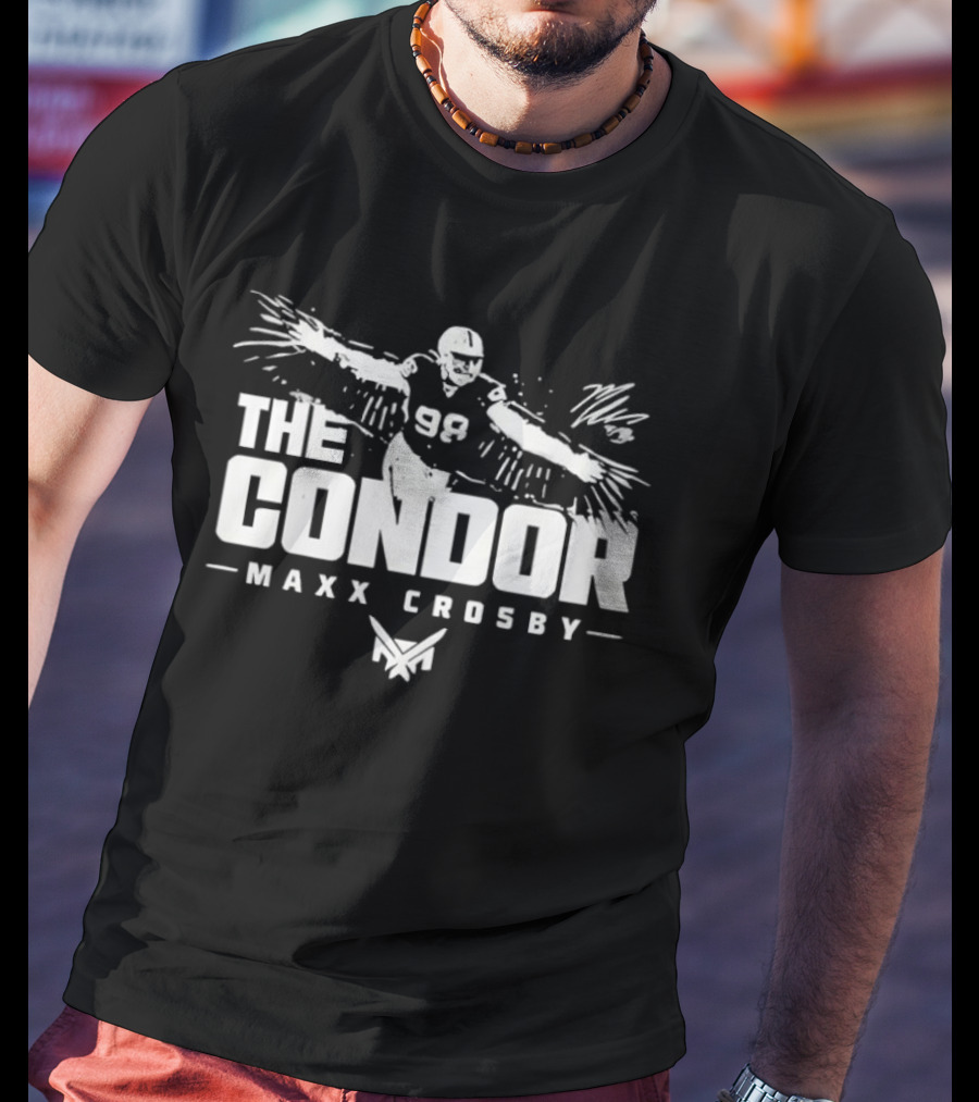 The Condor Maxx Crosby 98 Las Vegas Raiders T-Shirt