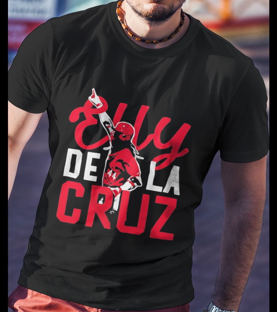 Elly De La Cruz Cincinnati Reds 44 Handcrafted Superstar T-Shirt