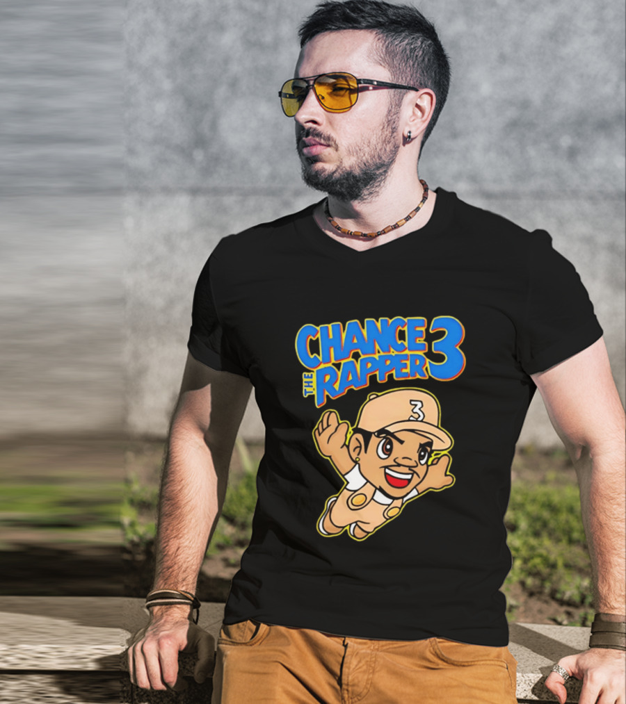 Chance The Rapper Super Mario 3 Character Mashup T-Shirt