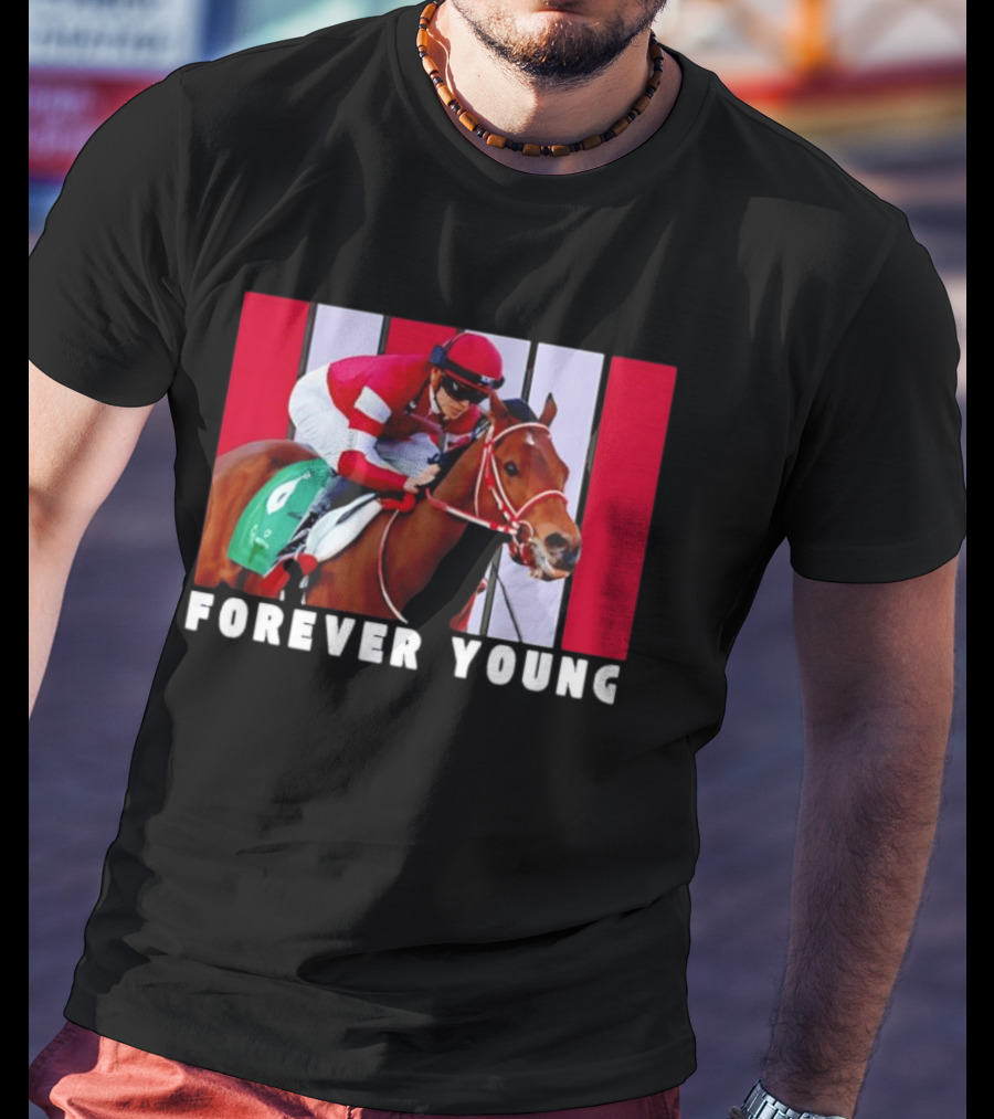 Forever Young Horse Racing Santa Anita T-Shirt