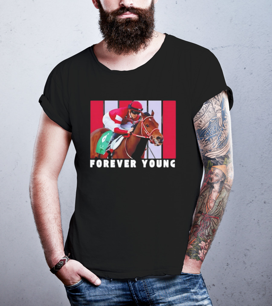 Forever Young Horse Racing Santa Anita T-Shirt