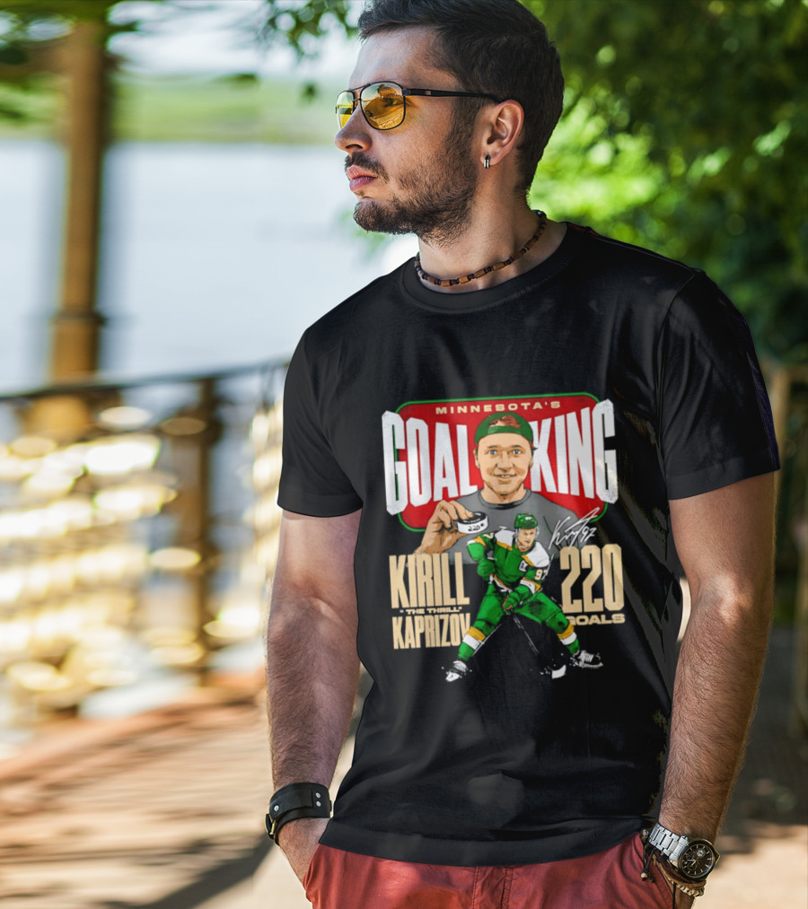Minnesota's Goal King Kirill Kaprizov 220 Goals T-Shirt