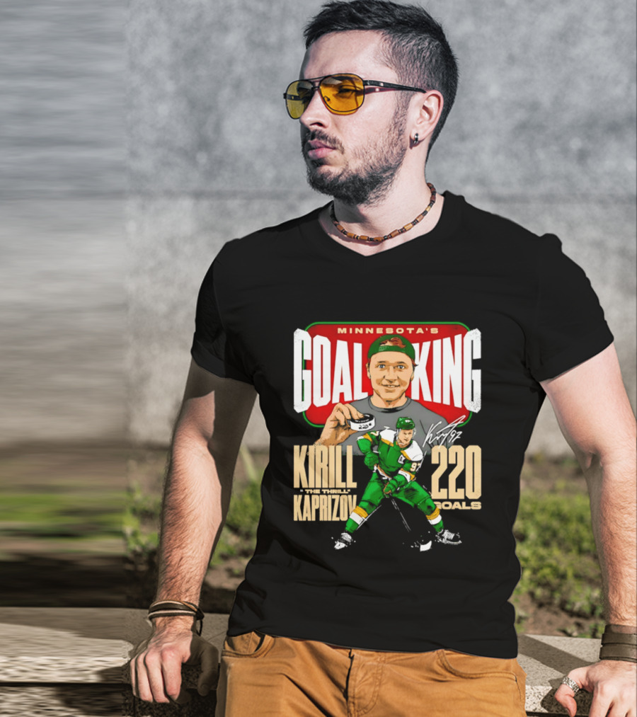 Minnesota's Goal King Kirill Kaprizov 220 Goals T-Shirt