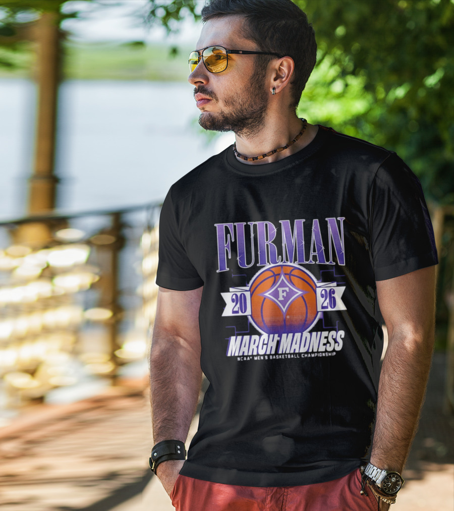 Furman Paladins 2026 NCAA Men's Basketball Championship March Madness T-Shirt