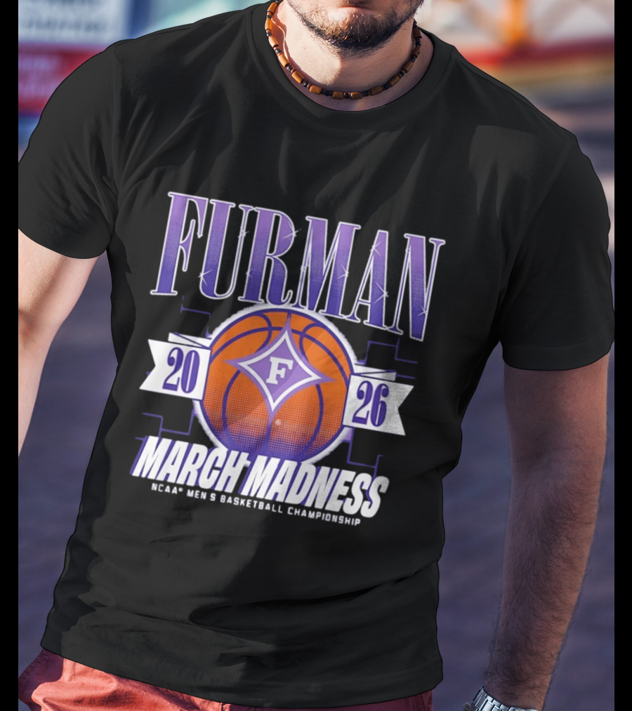Furman Paladins 2026 NCAA Men's Basketball Championship March Madness T-Shirt