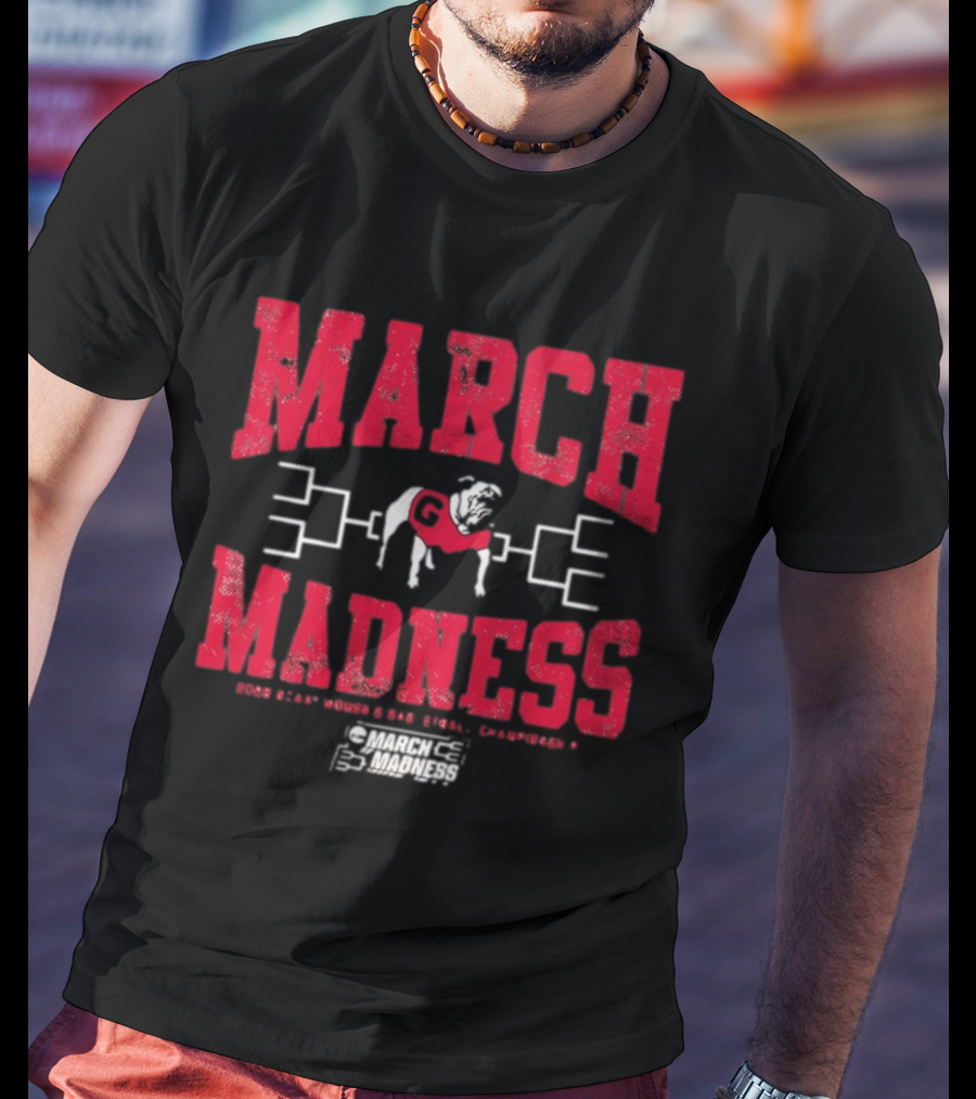 Georgia Bulldogs March Madness 2026 Basketball Bracket Competition T-Shirt