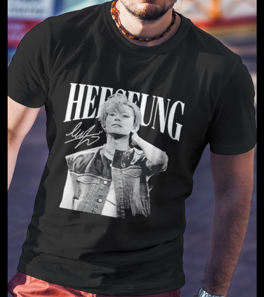 Heeseung Signature Denim T-Shirt