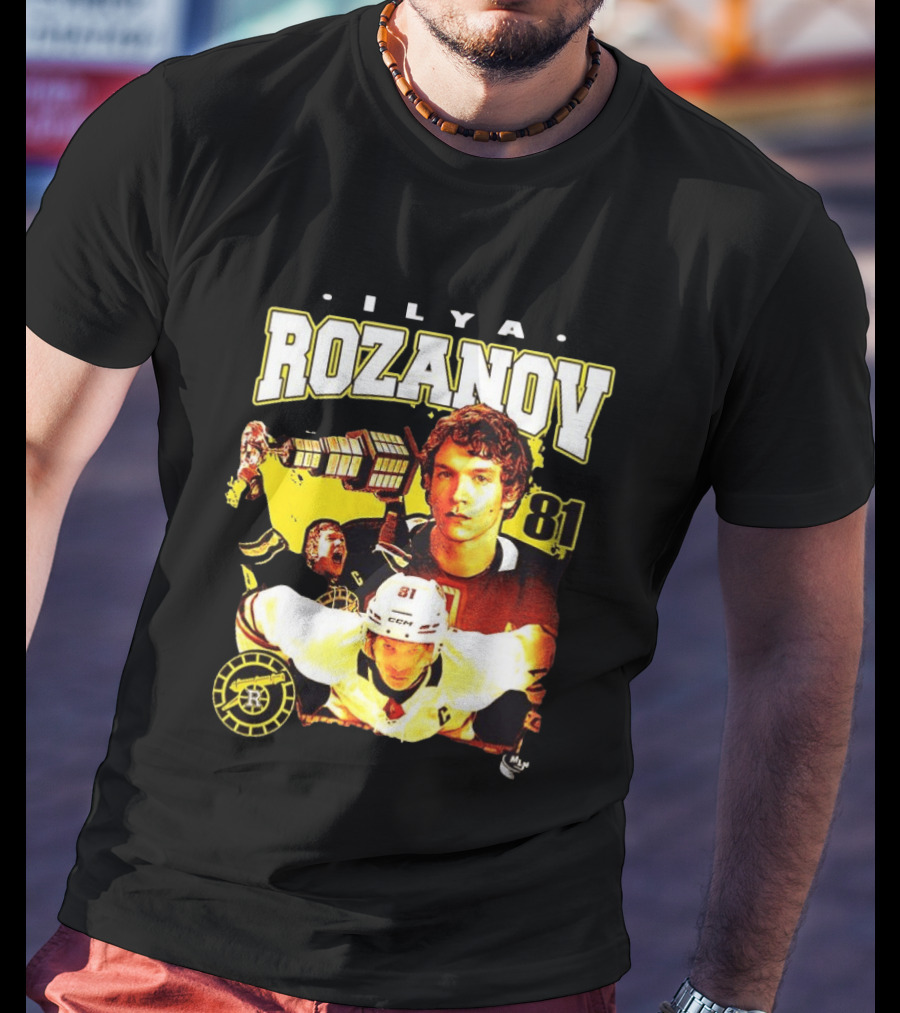 Ilya Rozanov MLH Heated Rivalry Number 81 Mega Hockey T-Shirt