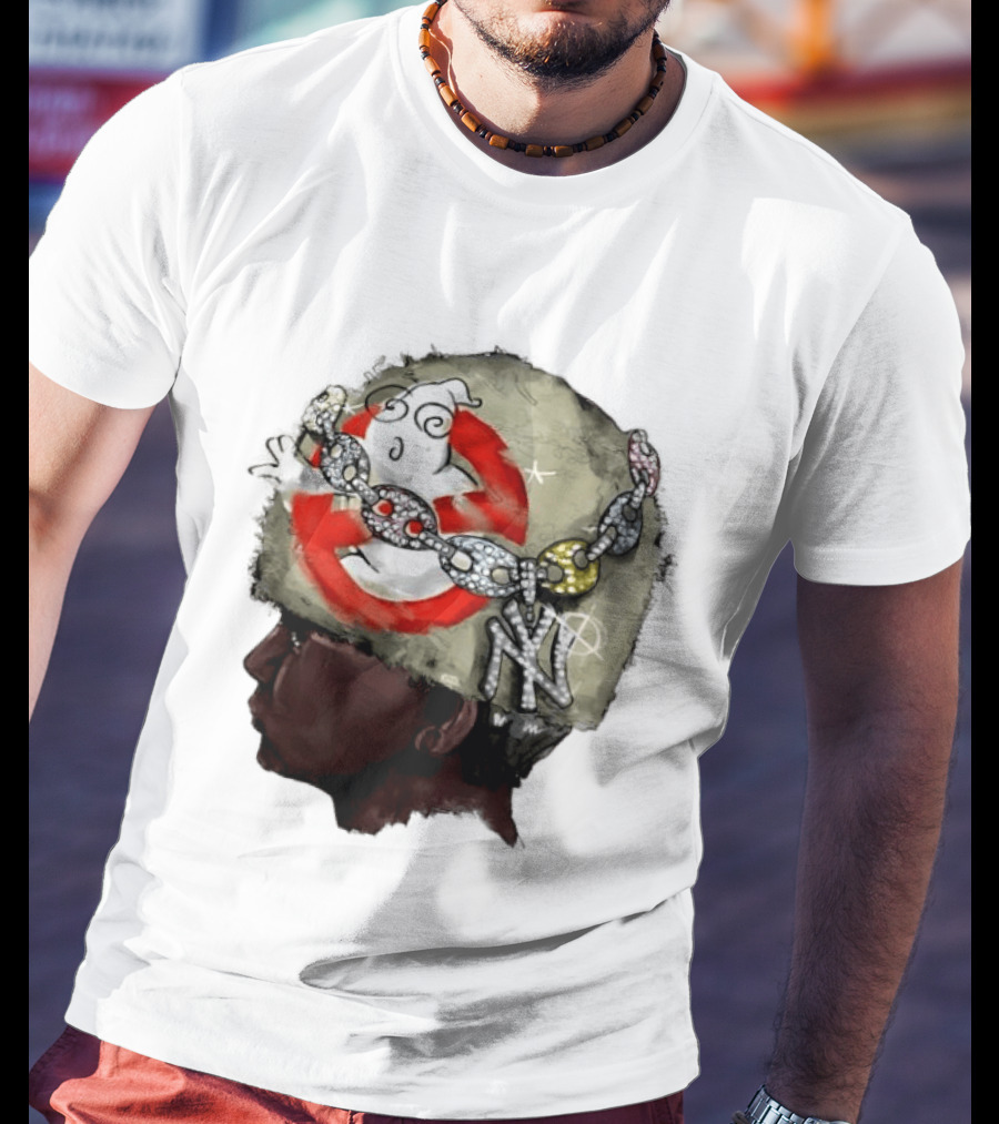Swag Stealer Album Ghostbusters Chain Art NY Yankees T-Shirt